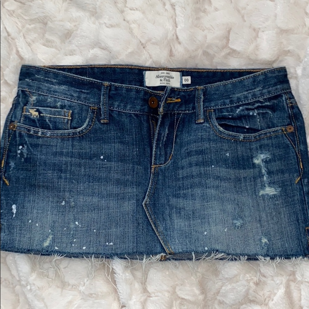 Abercrombie and fitch denim skirt